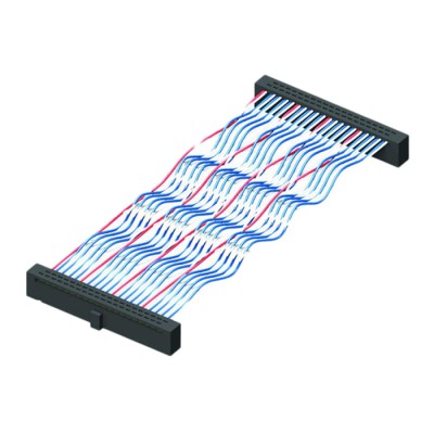 Samtec FFTP Series Ribbon Cable Flat 1.27 mm Pitch 10 Conductor 100 mm Length FFTP-05-D-03.85-01-N