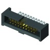 Samtec SHF Series Right Angle Through Hole PCB Header 34 Contacts 1.27 mm Pitch 2 Row Shrouded SHF-117-01-L-D-RA