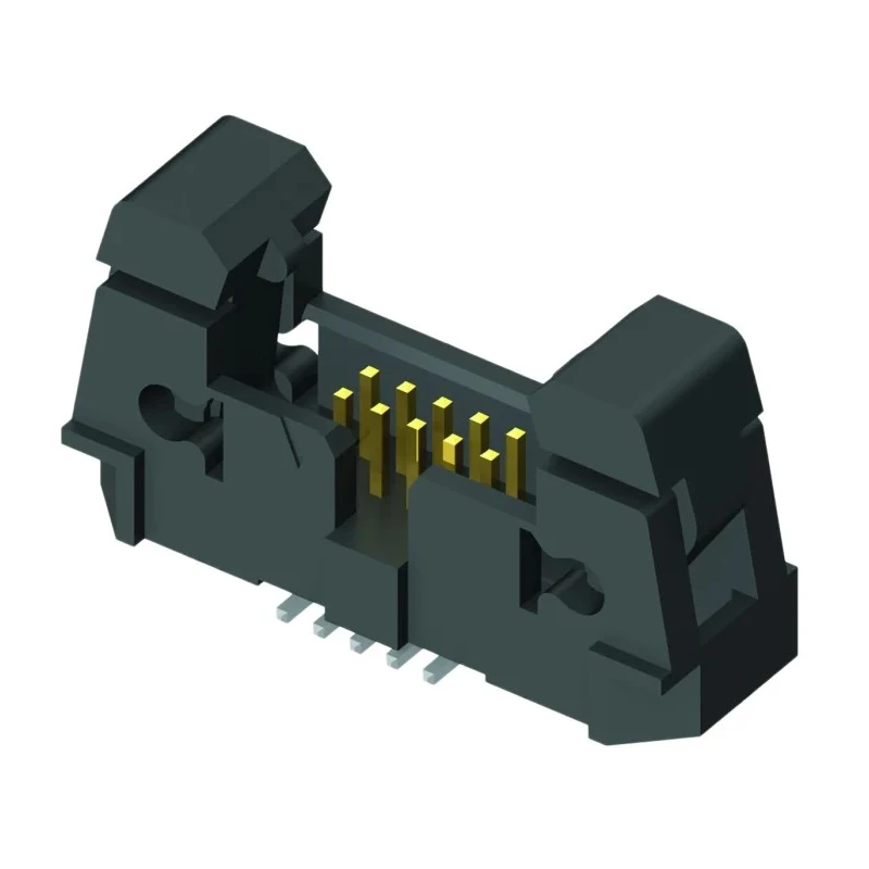 Samtec EHF Series Straight Surface PCB Header, 26 Contacts, 1.27 mm Pitch, 2 Row, Shrouded EHF-113-01-L-D-SM