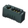 Samtec MEC2 Series 2.00mm Pitch Straight Edge Connector Female, Surface Mount, 10 Contacts, 2 Row, Solder Termination