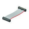 Samtec TCSD Series Flat Ribbon IDC Socket Cable Assembly 250 mm Length Grey PVC Jacket TCSD-13-D-10.00-01-N