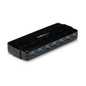 StarTech.com 7 Port USB 3.0 USB Hub AC Adapter Powered 172mm x 70mm x 23mm ST7300USB3B