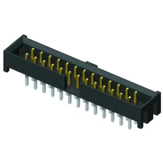 Samtec STMM Series Straight Through Hole Shrouded PCB Header 16 Contacts 2 mm Pitch 2 Row STMM-108-02-L-D