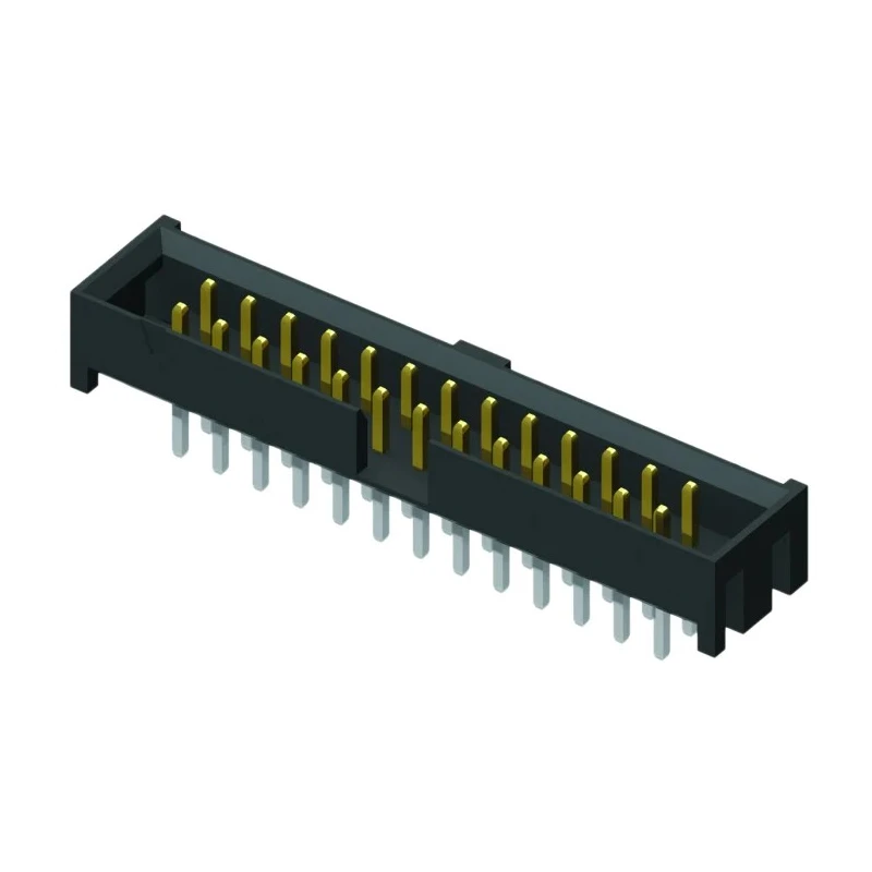 Samtec STMM Series Straight Through Hole Shrouded PCB Header 16 Contacts 2 mm Pitch 2 Row STMM-108-02-L-D