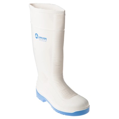 Amblers White Steel Toe Capped Unisex Safety Boots Size EU 40 UK 6.5, EN ISO 20345 FS98