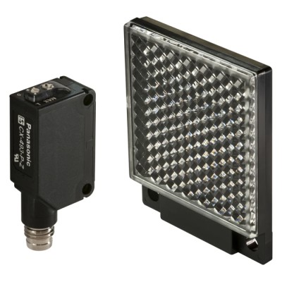 Panasonic Retroreflective Photoelectric Sensor Block Type 3 m Detection Range NPN Output IP67 CX-491-Z