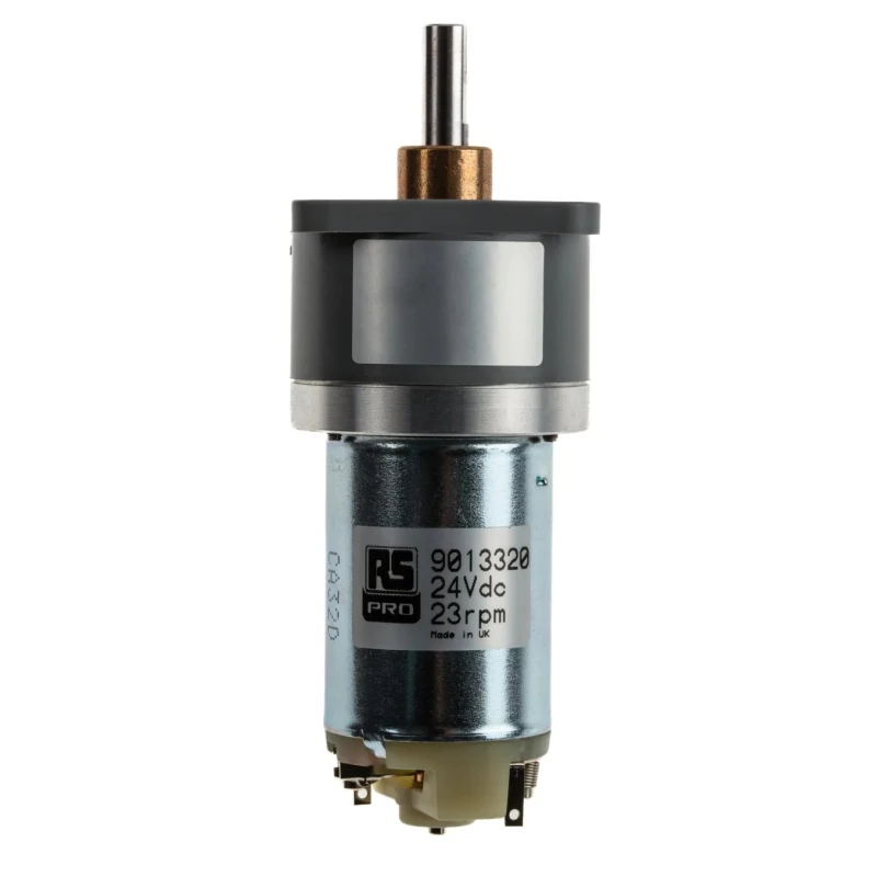 RS PRO Brushed Geared DC Geared Motor, 4.02 W, 24V dc, 600 mNm Torque, 23 rpm Speed, 6 mm Shaft Diameter 901-3320