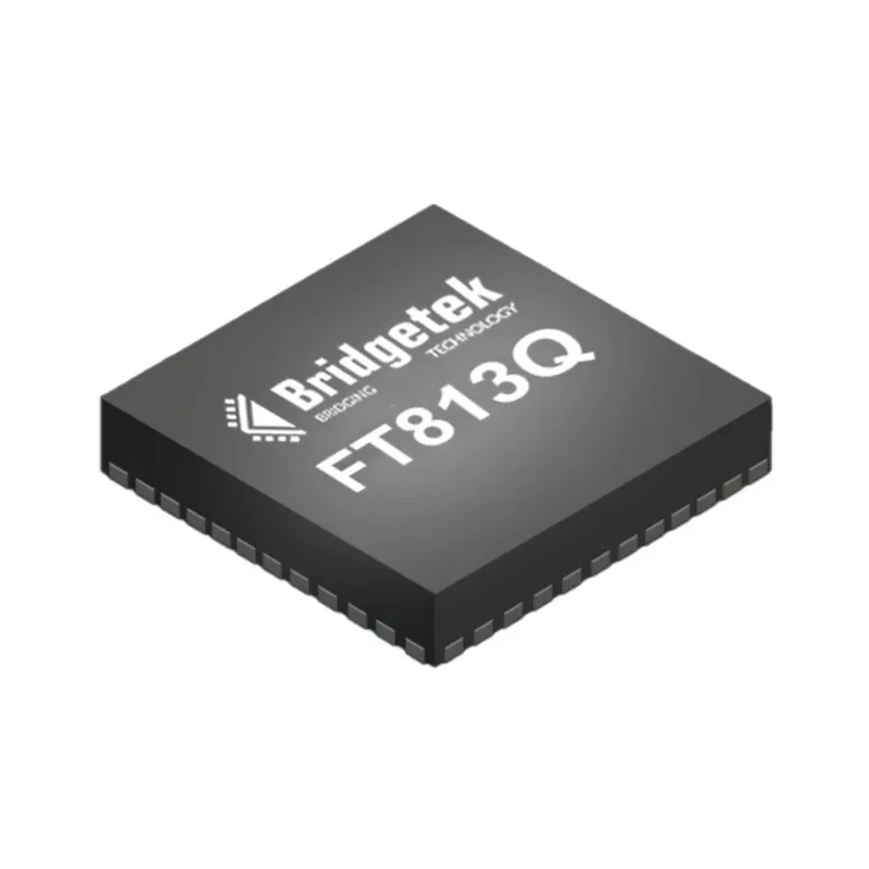 Bridgetek Graphics Controller 60 MHz 800 x 600 Pixels SPI 56-Pin VQFN FT813Q-T