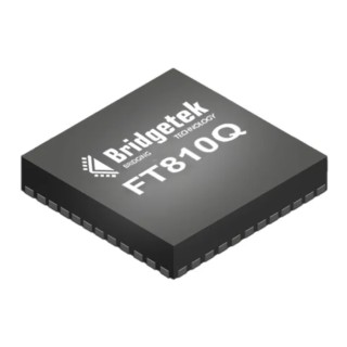 Bridgetek Graphics Controller 60 MHz 800 x 600 pixels SPI 48-Pin VQFN FT810Q-T