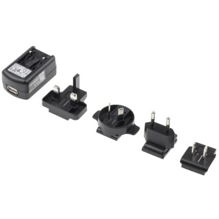RS PRO USB Type A Universal AC/DC Adapter Australia EU UK US 10W 5V DC Output 2A 899-8592