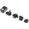 RS PRO USB Type A Universal AC/DC Adapter Australia EU UK US 10W 5V DC Output 2A 899-8592
