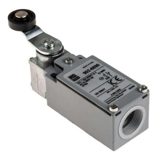 RS PRO Roller Lever Limit Switch 1 NO/1 NC Zinc Alloy Housing IP66 Rated 400V AC 10A IP66