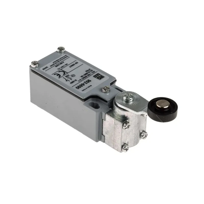 RS PRO Roller Lever Limit Switch 1 NO/1 NC Zinc Alloy Housing IP66 Rated 400V AC 10A IP66