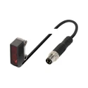 BALLUFF Through Beam Photoelectric Sensor, Block Sensor, 0 to 2 m Detection Range, PNP Output BOS R020K-PS-RX11-00,2-S49