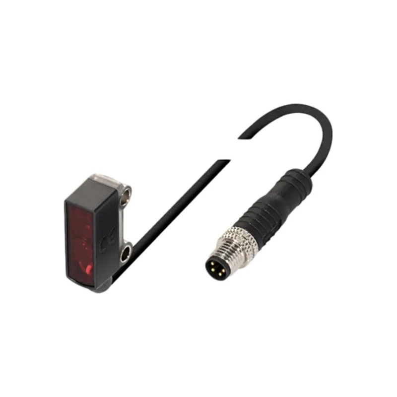 BALLUFF Through Beam Photoelectric Sensor, Block Sensor, 0 to 2 m Detection Range, PNP Output BOS R020K-PS-RX11-00,2-S49