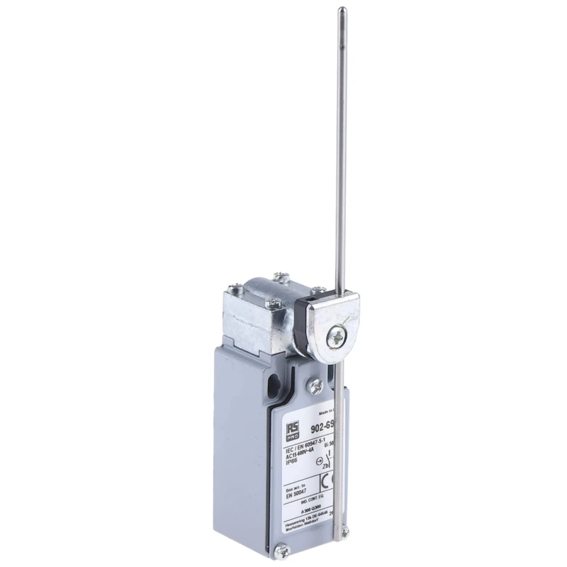 RS PRO Rod Limit Switch Zinc Alloy Housing 1 NO 1 NC IP66 400V AC 10A IP66