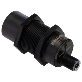 BALLUFF Threaded Barrel Capacitive Proximity Sensor M30 25 mm, M30 x 1.5 PNP 100mA 30V dc BCS M30BBE2-PSC25H-S04K