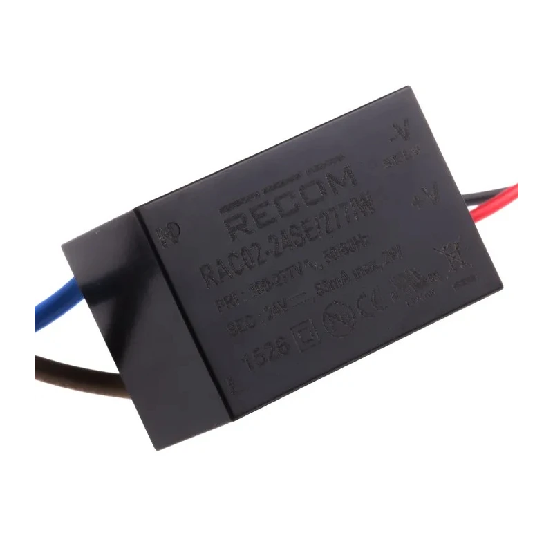 Recom Switching Power Supply 24V dc, 2 W, Chassis Mount, Compact Size RAC02-24SE/277/W