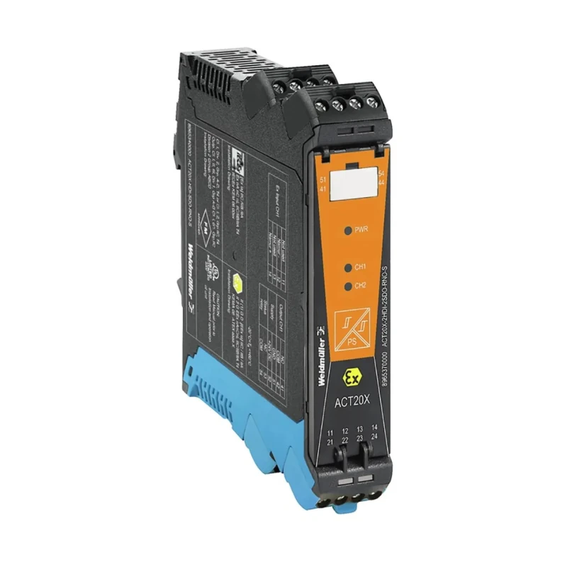 Weidmüller ACT20X Series Signal Conditioner, Switch Input, Relay Output, 19.2V-31.2V Supply, IECEx ACT20X