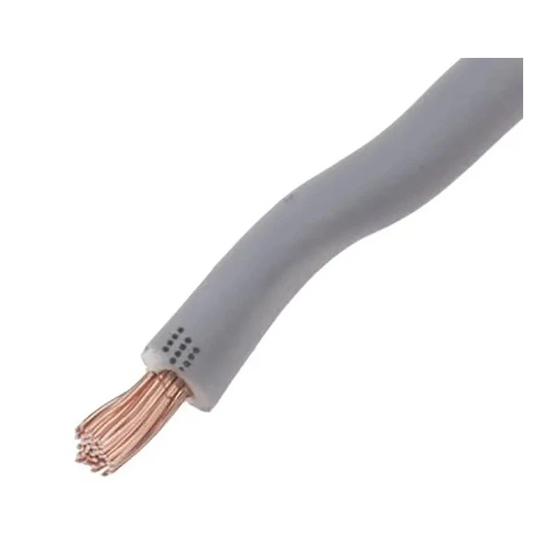 RS PRO Grey 4 mm² Hook Up Wire 12 AWG, 50x0.3 mm Core Strands, 100 m Length, Polyvinyl Chloride Insulation, 750 V 902-8436