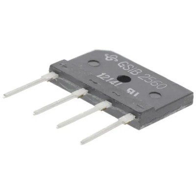 Vishay 800 V 180 A Through Hole Bridge Rectifier GSIB680-E3/45