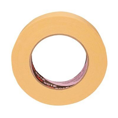 3M Beige Scotch Masking Tape Paper Backing Rubber Adhesive 18mm x 50m 0.15mm Thickness 501E18