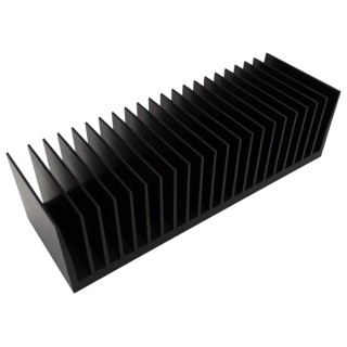 RS PRO Heatsink Universal Rectangular Aluminium 0.12°C/W Thermal Resistance 83 mm Height 100 mm Length 300 mm Width 903-3100