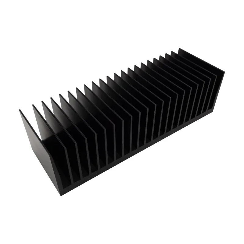 RS PRO Heatsink Universal Rectangular Aluminium 0.12°C/W Thermal Resistance 83 mm Height 100 mm Length 300 mm Width 903-3100