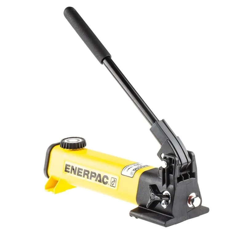 Enerpac Hydraulic Hand Pump, 700 bar, 327 cm³ Oil Capacity, 12.7 mm Cylinder Stroke, Steel Pump Material P141