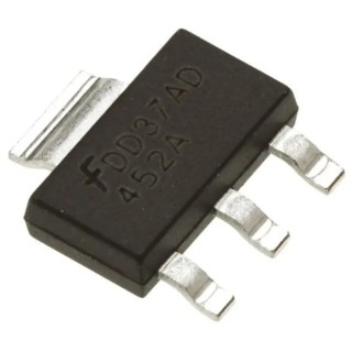 onsemi Small Signal NPN Transistor 500 mA 80 V 4-Pin SOT-223 PZTA06