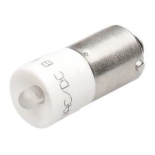 EAO Green Indicator Lamp Single Chip, 130V dc, BA9 Base, 10 mm Diameter, 300mcd 10-2524.3045