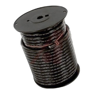 Alpha Wire Hookup Wire PVC Series Black 8.4 mm² 8 AWG 133/0.29 mm Core Strands 30.5 m 600V 105°C 788133 BK005