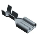 TE Connectivity FASTON 250 Uninsulated Female Crimp Spade Connector Grey 6.35 x 0.81 mm Tab Size 1742198-1
