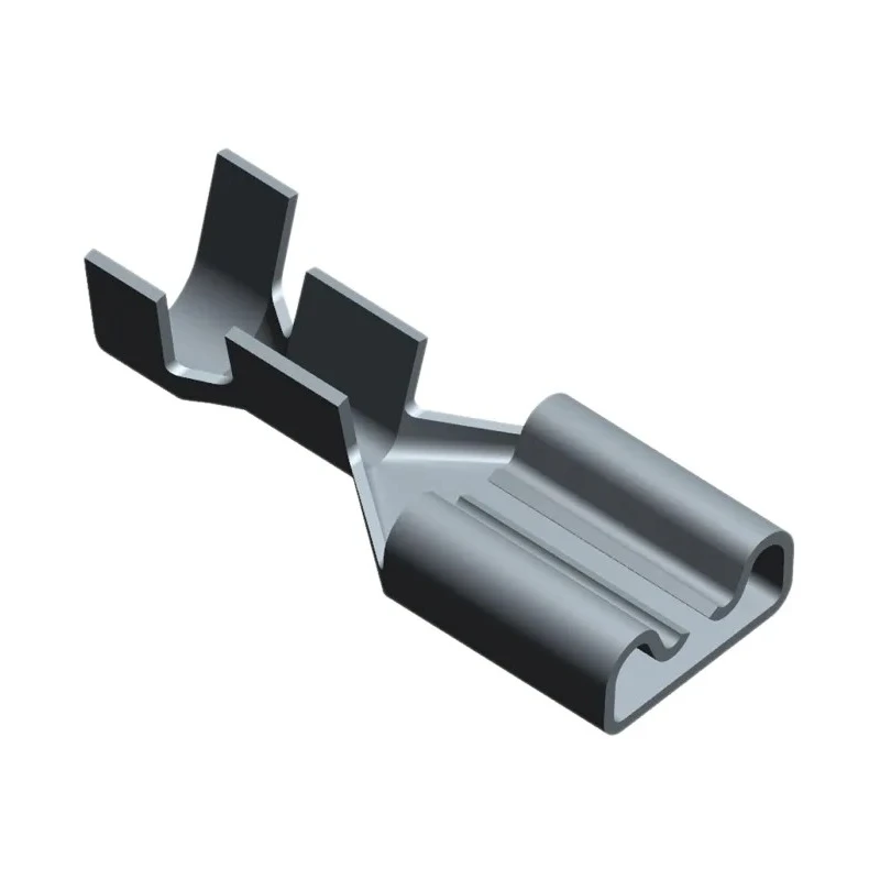 TE Connectivity FASTON 250 Uninsulated Female Crimp Spade Connector Grey 6.35 x 0.81 mm Tab Size 1742198-1