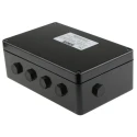 CE-TEK Black Glass Reinforced Polyester Junction Box IP66 26 Terminals ATEX Certified 260x160x90 mm CEP261690PA