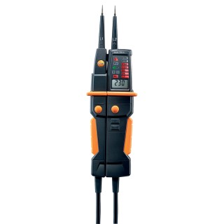 Testo LED LCD Voltage Tester 12-690V AC/DC, Continuity Check, Battery Powered Aurix 0590 7503