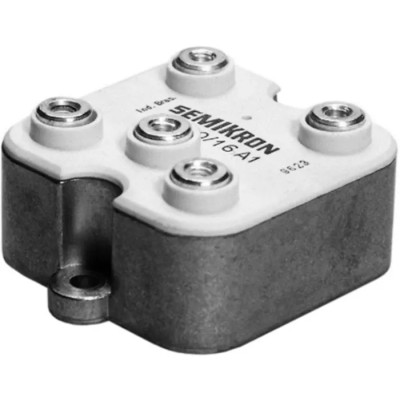 Semikron Danfoss Bridge Rectifier Module 1600 V 1.5 kA 5-Pin Single SKD 30/16 A1