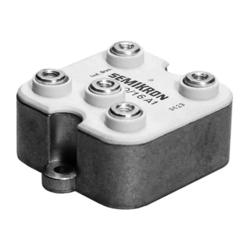 Semikron Danfoss Bridge Rectifier Module 1600 V 1.5 kA 5-Pin Single SKD 30/16 A1