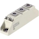 Semikron Danfoss Dual Thyristor Module 1200 V, 106 A, 150 mA Gate Trigger Current, 2.25 kA Surge Current SKKT 92/12 E