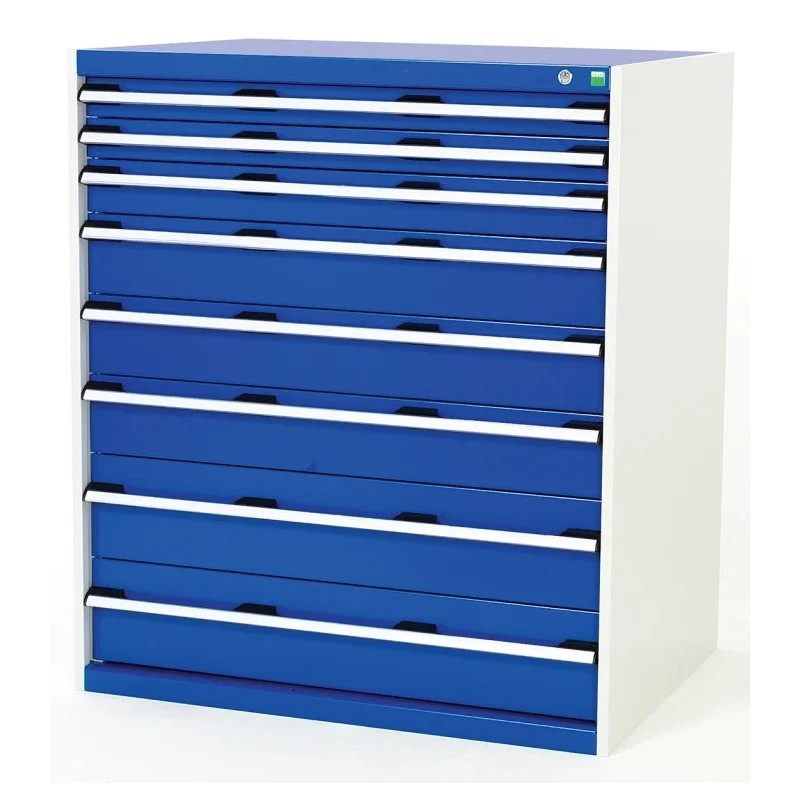 Bott Drawer Storage Unit 8 Steel Blue Grey 1.2 m x 1.05 m x 750 mm 40029031.11v