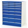 Bott Drawer Storage Unit 8 Steel Blue Grey 1.2 m x 1.05 m x 750 mm 40029031.11v