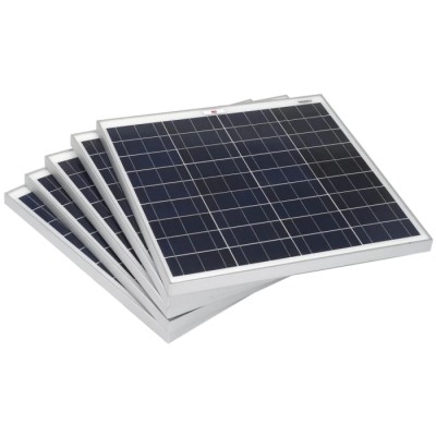 RS PRO Surface Polycrystalline Solar Panel 45W 22V 36 Cells 17% Efficiency 25mm Depth CE IEC 904-6137