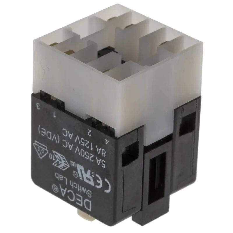 RS PRO Push Button Contact Block for Use with 16 mm Switches 250 V AC, 2 NO/2 NC 905-9852