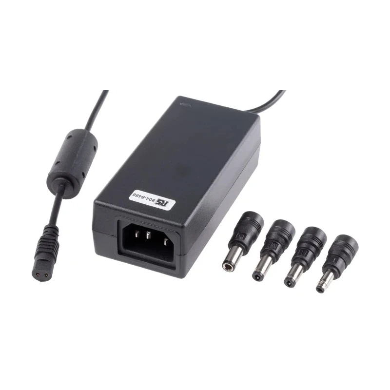 RS PRO RS PRO AC/DC Adapter 36W 12V DC Output C14 Plug with Multiple Centre Positive Female Coaxial Plugs 904-8486