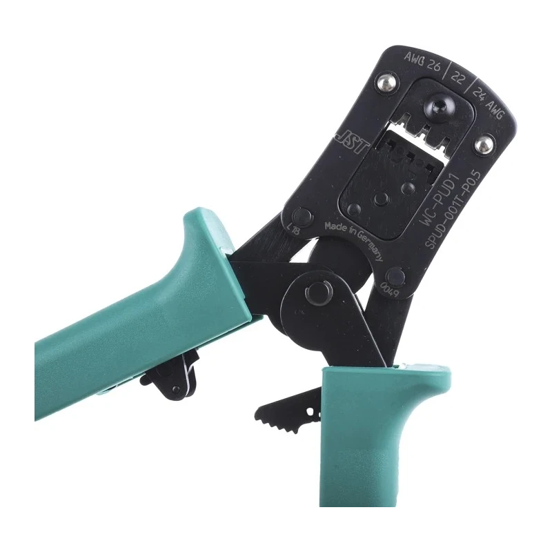 JST CS 10-WC-PUD1 Hand Crimping Tool for SPUD Contacts Germany New WC-PUD1
