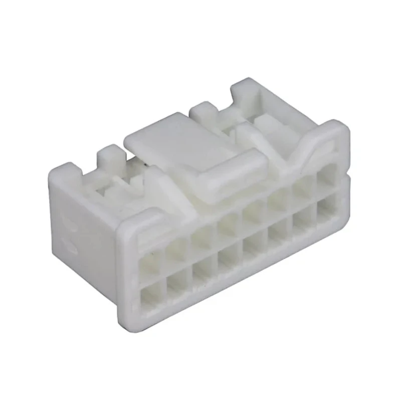 JST PUD Female Connector Housing, 2 mm Pitch, 16 Way, 2 Row, PCB Mount, Polybutylene Terephthalate Material PUDP-16V-S