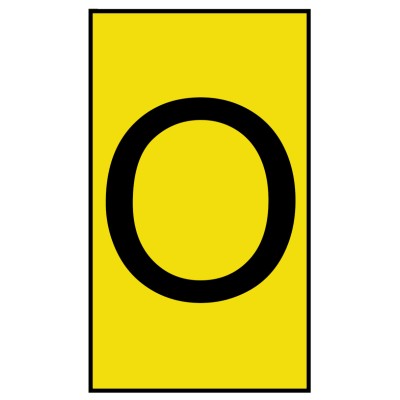 HellermannTyton Ovalgrip Slide-On Pre-Printed Cable Marker Black Legend Yellow Marker Colour 3.6mm Max 901-10668 906-4873-YE