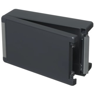 Bopla Bocube Alu Series Graphite Grey Grey Lid Aluminium Enclosure IP69 IP68 IP66 IK07 IK08 90 mm x 299 mm x 173 mm 00126334