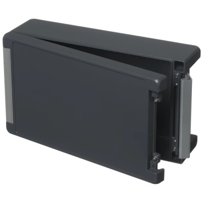 Bopla Bocube Alu Series Graphite Grey Grey Lid Aluminium Enclosure IP69 IP68 IP66 IK07 IK08 90 mm x 299 mm x 173 mm 00126334