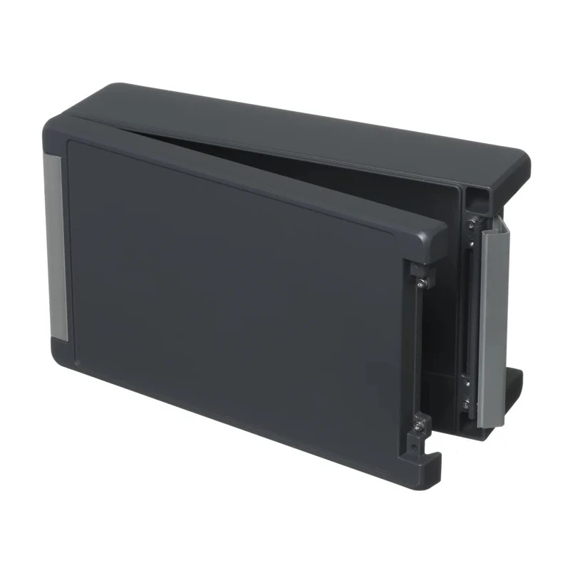 Bopla Bocube Alu Series Graphite Grey Grey Lid Aluminium Enclosure IP69 IP68 IP66 IK07 IK08 90 mm x 299 mm x 173 mm 00126334